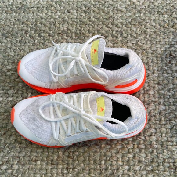 (WMNS) adidas Stella McCartney x UltraBoost 20 'White Solar Orange' Size 5.5 - Picture 8 of 14